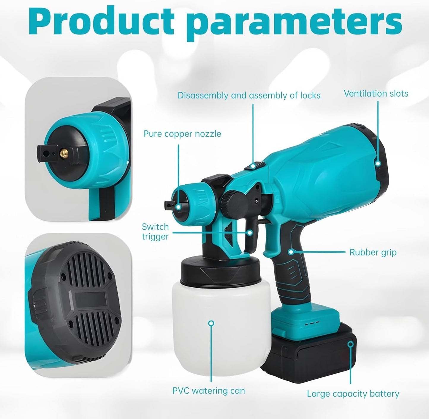 Battery Powered Paint Sprayer System - ANOKHI DOKAN
