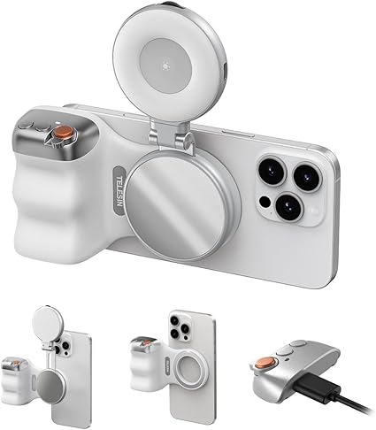 TELESIN Magnetic Camera Grip & LED Selfie Light – Pro Content Creator Bundle - ANOKHI DOKAN