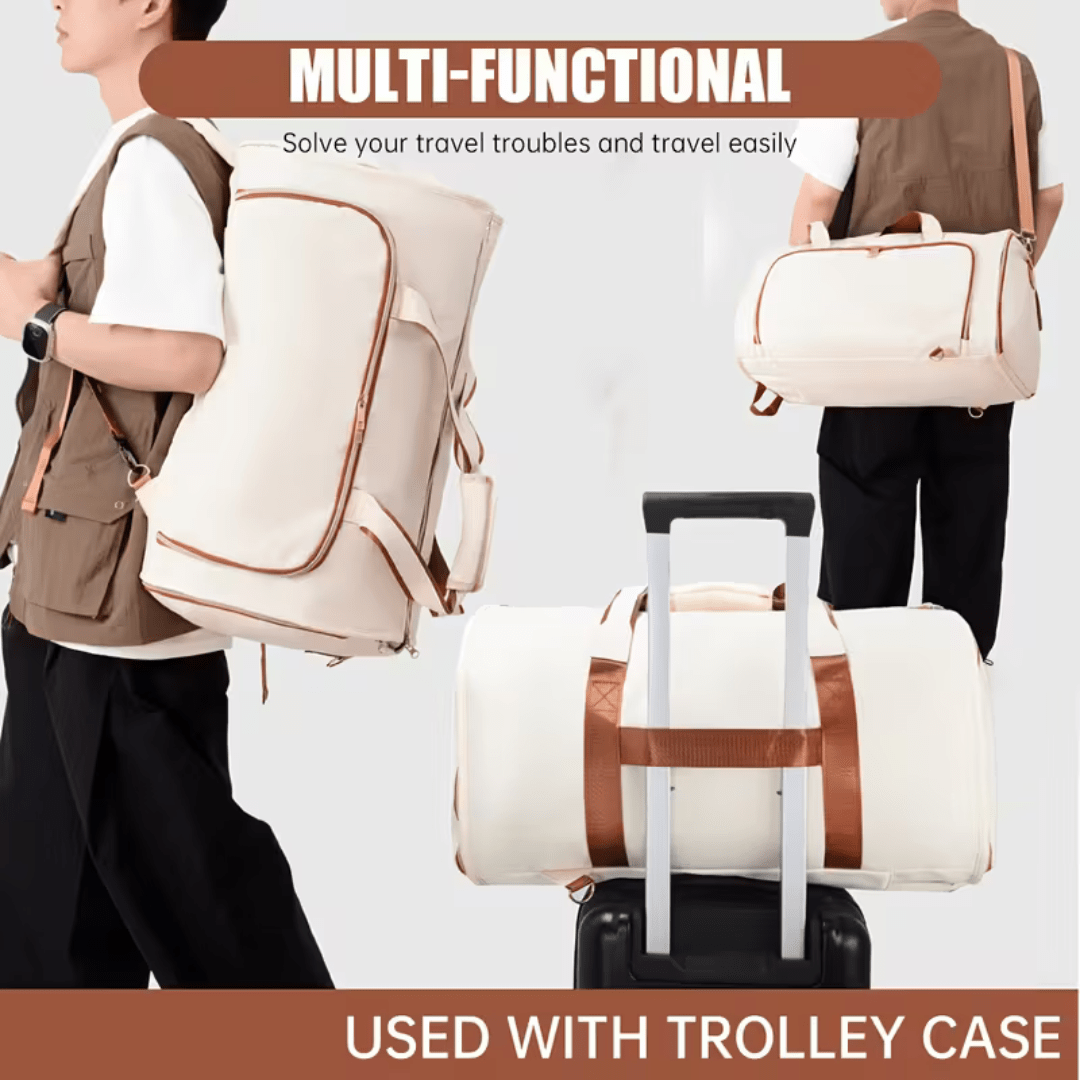 3-in-1 Travel Duffel Bag | Waterproof Garment Organizer - ANOKHI DOKAN