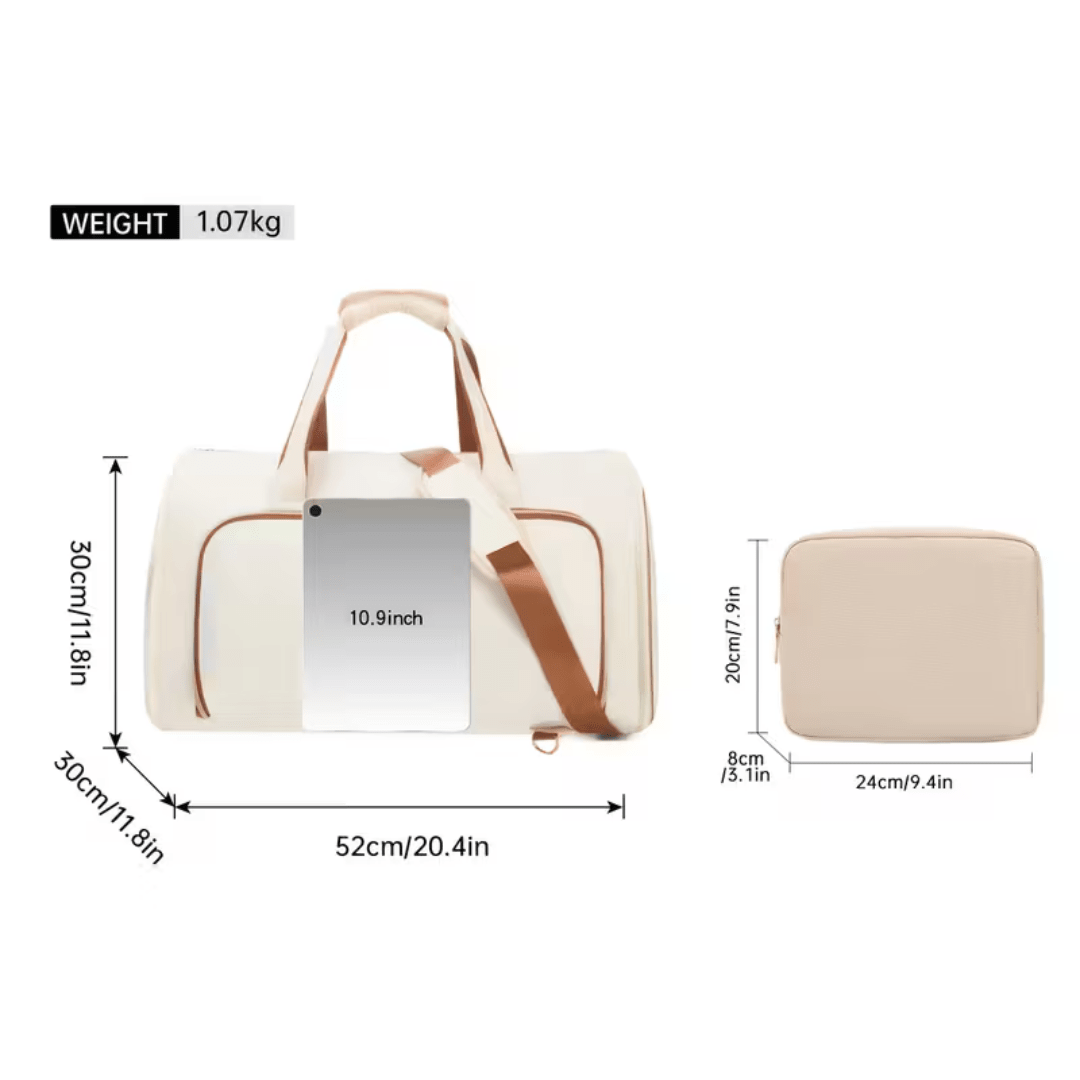 3-in-1 Travel Duffel Bag | Waterproof Garment Organizer - ANOKHI DOKAN