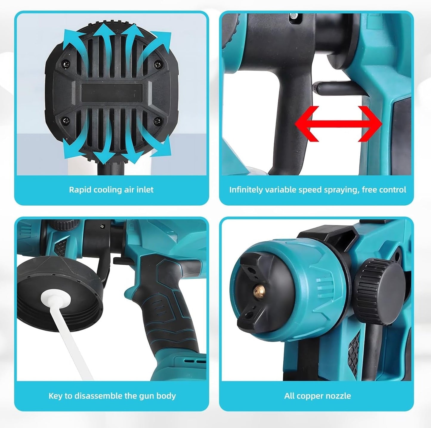 Battery Powered Paint Sprayer System - ANOKHI DOKAN