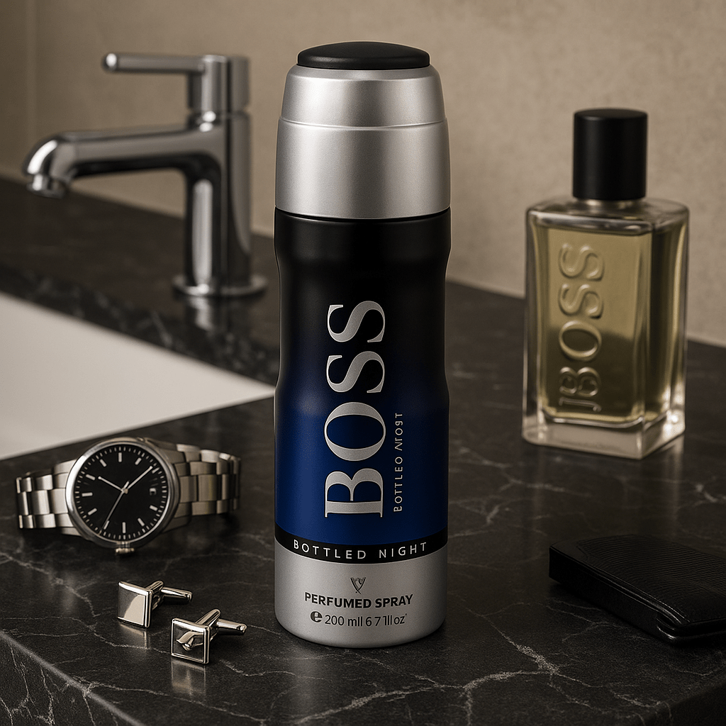 BOSS Bottled Night Perfumed Spray for Men (200ml) - ANOKHI DOKAN