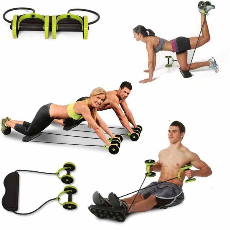 Core Double AB Roller Wheel Fitness - ANOKHI DOKAN