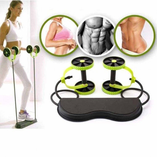 Core Double AB Roller Wheel Fitness - ANOKHI DOKAN
