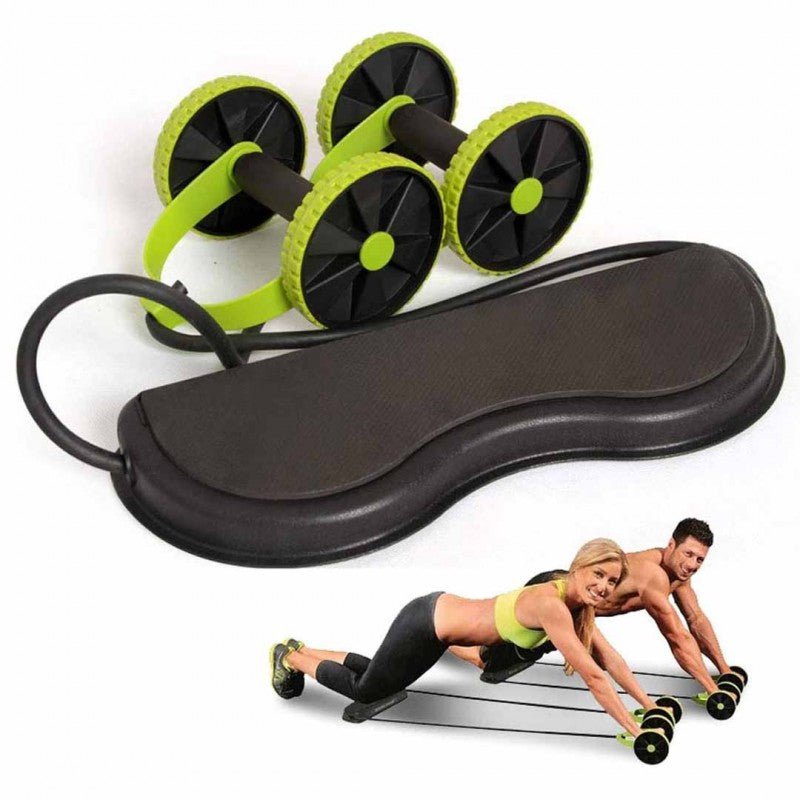 Core Double AB Roller Wheel Fitness - ANOKHI DOKAN