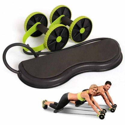 Core Double AB Roller Wheel Fitness - ANOKHI DOKAN