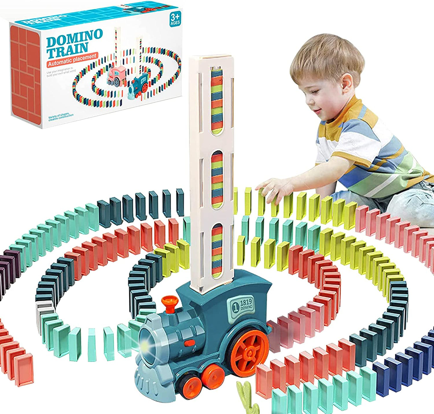Domino Train Toy - ANOKHI DOKAN