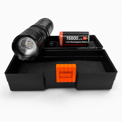 High-Power Rechargeable LED Flashlight Kit - ANOKHI DOKAN