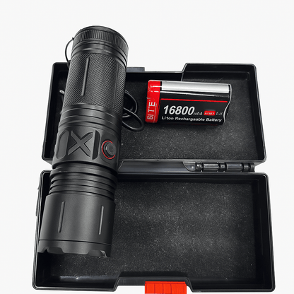 High-Power Rechargeable LED Flashlight Kit - ANOKHI DOKAN
