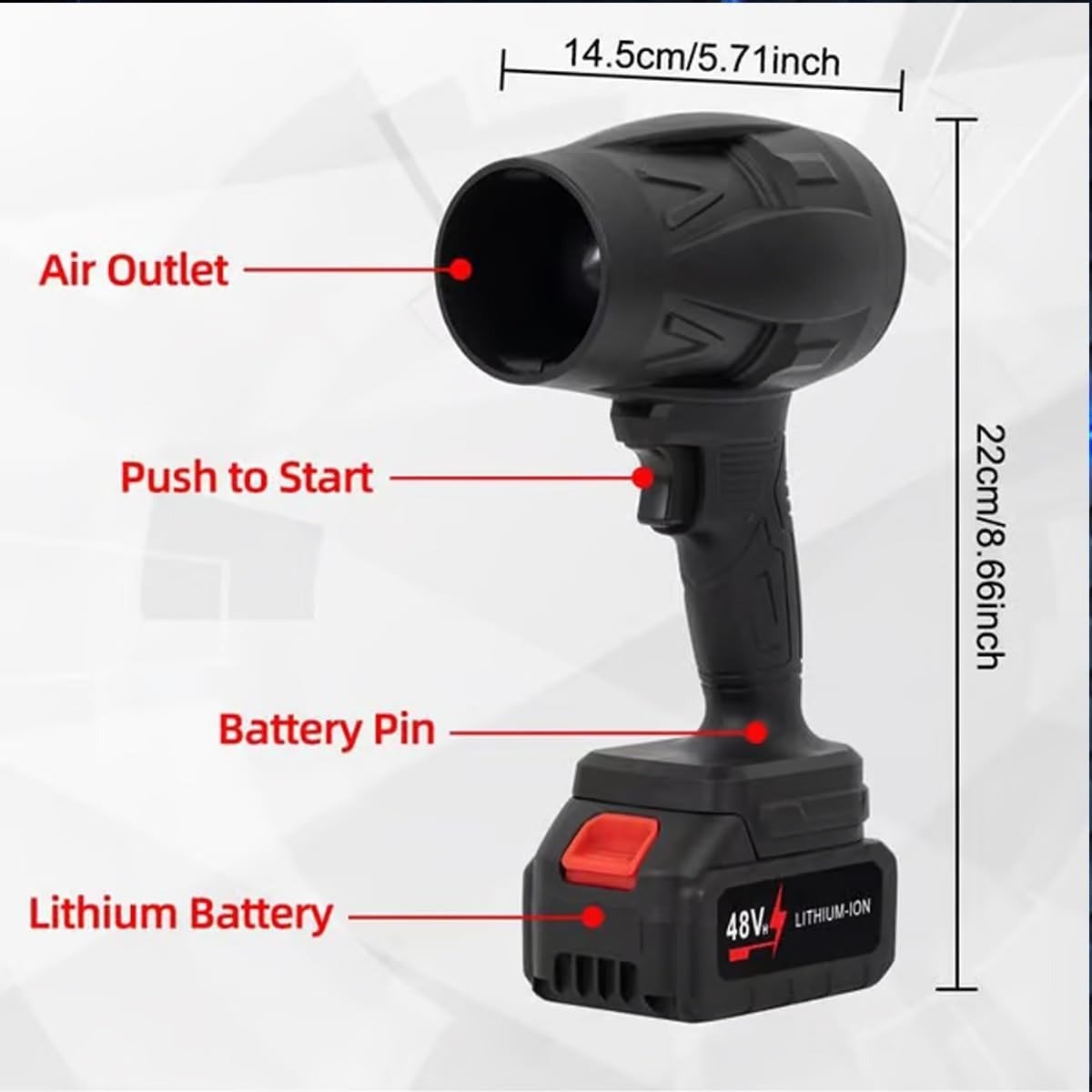 Jet Blower with Charger (2 Battery) - ANOKHI DOKAN