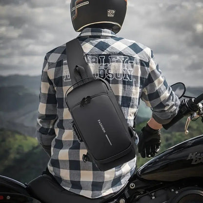 Men Sling Bag With Password Lock - ANOKHI DOKAN