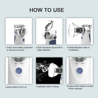Mini Handheld portable Inhale Nebulizer - ANOKHI DOKAN