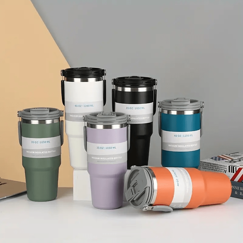 Tyeso Coffee Cup Thermos Bottle Stainless Steel Double-layer Insulation Cold And Hot Travel Mug Vacuum Flask Car Water Bottle - ANOKHI DOKAN