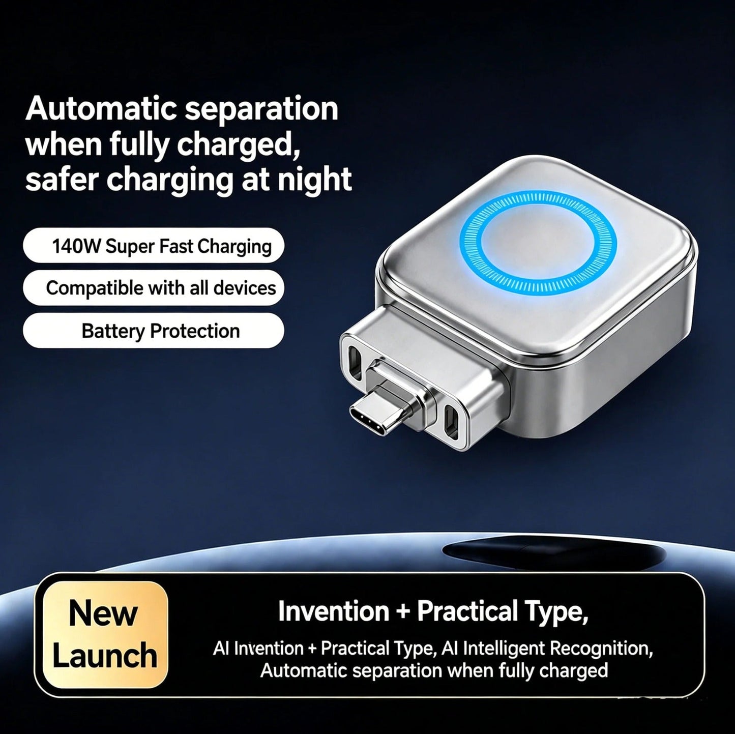 USB-C Auto Eject Charging Adapter - ANOKHI DOKAN